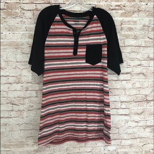 Carbon Men’s 3-Button Short Sleeve Shirt XXL NWOT